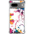 Chromatic Splatter White Google Pixel 7a Clear Case